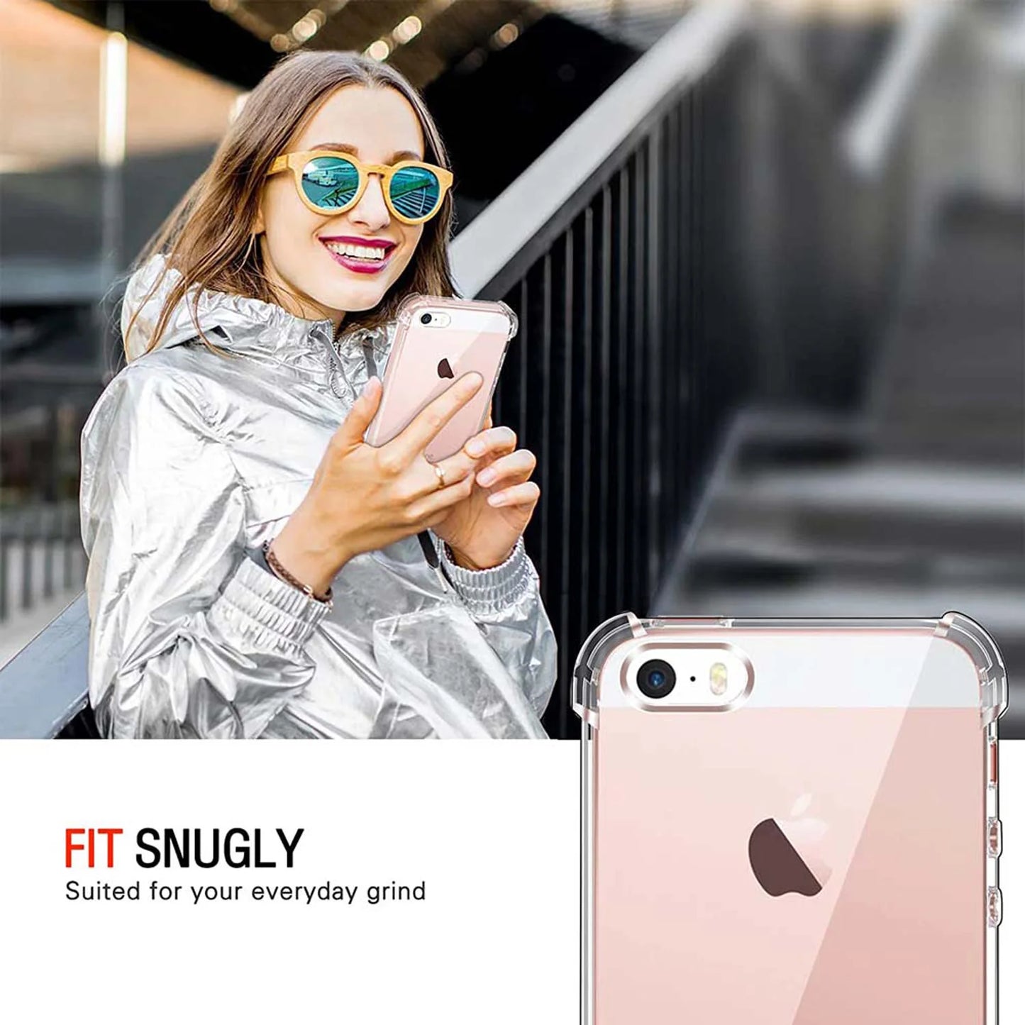 Shockproof Soft Clear Silicone Case For iPhone 5 5s SE 2016 6 7 8 Plus XS XR 11Pro Max 12 13 14 Thin Transparent Back Cover