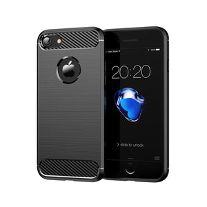 For iPhone 8 Case For Apple iPhone 8 7 Cover 4.7 Inch Carbon Fiber Shockproof Silicone Bumper For Apple iPhone 7 8 Fundas