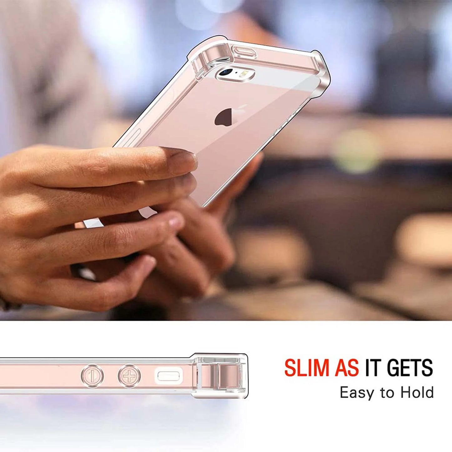 Shockproof Soft Clear Silicone Case For iPhone 5 5s SE 2016 6 7 8 Plus XS XR 11Pro Max 12 13 14 Thin Transparent Back Cover
