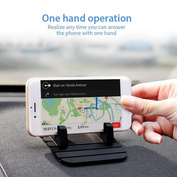 Anti-slip Car Silicone Holder Mat Pad Dashboard Stand Mount For Phone GPS Bracket For iPhone Samsung Xiaomi Huawei Universal 