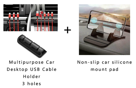 Anti-slip Car Silicone Holder Mat Pad Dashboard Stand Mount For Phone GPS Bracket For iPhone Samsung Xiaomi Huawei Universal 